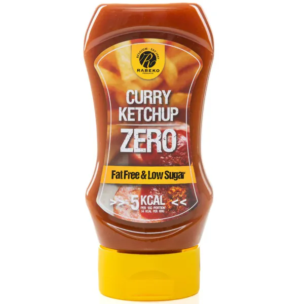 CURRY KETCHUP ZERO 350ML, RABEKO