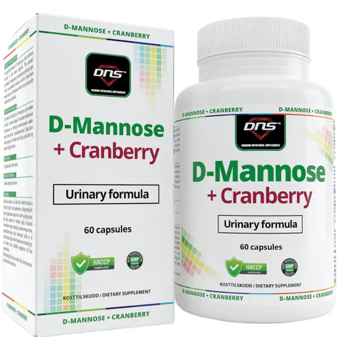 Hovedbilde D-Mannose + Cranberry - 60 kapsler